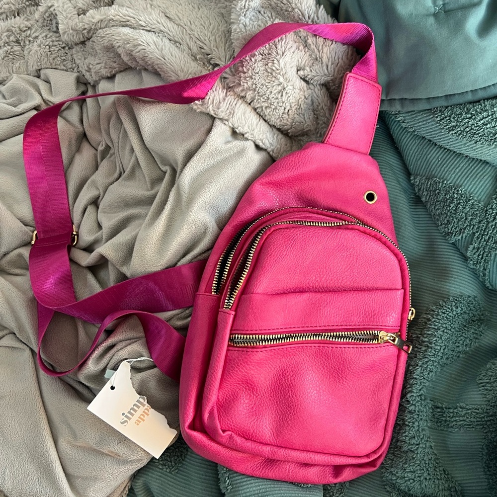 Hot Pink Crossbody Bag